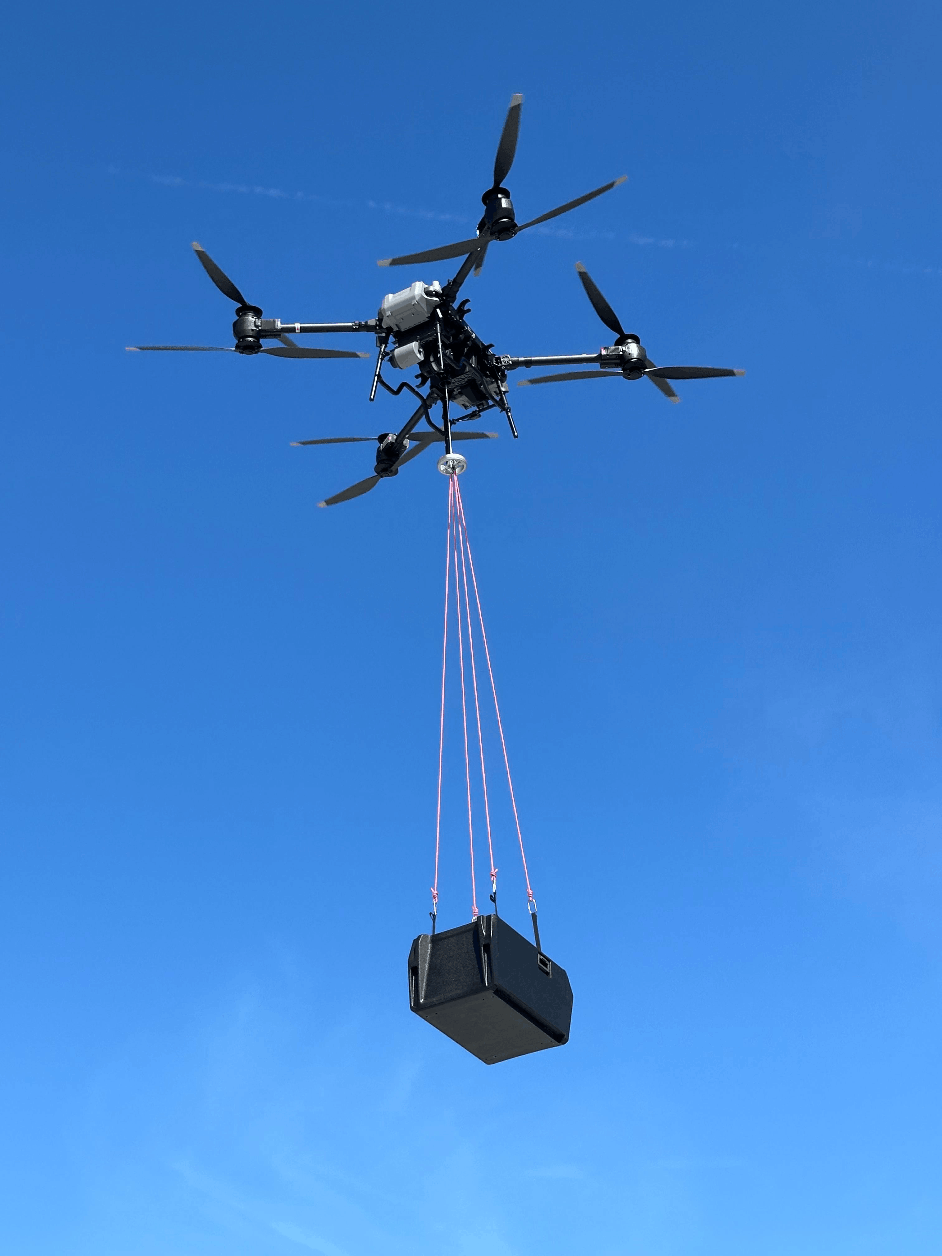 Drone tilt zwaar materiaal